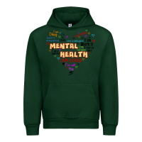 Forest Green mental health matters Urban Hoodie - JahusDesignShop