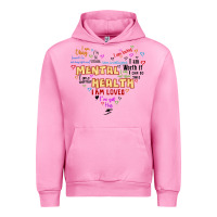 Fuchsia Pink mental health matters Urban Hoodie - JahusDesignShop