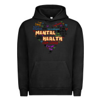 Pigment Black mental health matters Urban Hoodie - JahusDesignShop