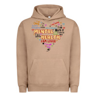Pigment Burro mental health matters Urban Hoodie - JahusDesignShop