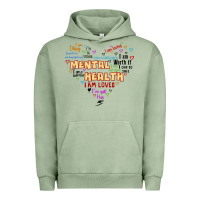 Pigment Oil Green mental health matters Urban Hoodie - JahusDesignShop