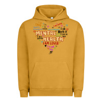 Pigment Peanut Butter mental health matters Urban Hoodie - JahusDesignShop