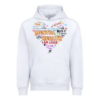 White mental health matters Urban Hoodie - JahusDesignShop