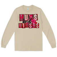 Mushroom Hugs and kisses Valentine's Day Long Sleeve Tee - FaDigitalArtStudio