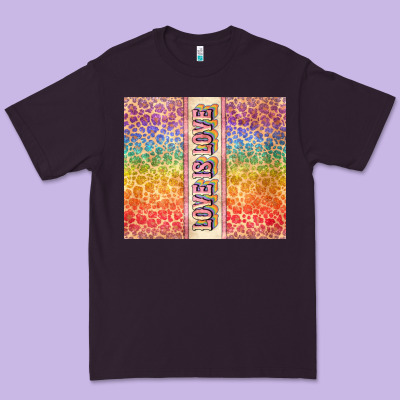 Love Is Love Pride Lgbtq+ Premium Tee Designed By Nancycooperartshop