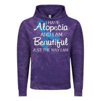 Cloud Purple I Have Alopecia Awareness, I Am Beautiful Just Th Vintage Hoodie - longCreatives