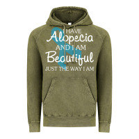 Vintage Olive I Have Alopecia Awareness, I Am Beautiful Just Th Vintage Hoodie - longCreatives