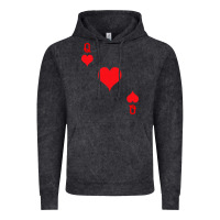 Queen Of Hearts  Playing Card   Halloween Costume Vintage Hoodie | Teevron