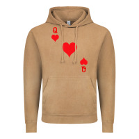 Vintage Camel Queen Of Hearts  Playing Card   Halloween Costume Vintage Hoodie - longCreatives