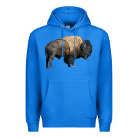 True Royal Bison Buffalo Premium Hoodie - LillyAllenDesigns