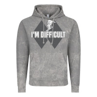 Cloud Rock I'm Difficult Double Black Diamond Skiing Vintage Hoodie - longCreatives