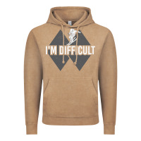 Vintage Coffee I'm Difficult Double Black Diamond Skiing Vintage Hoodie - longCreatives