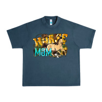 Midnight Navy Horse mom rope mother's day Urban Heavy Tee - HowdyJamesFarm