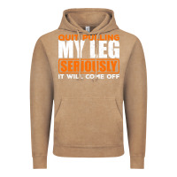 Vintage Coffee Quit Pulling My Leg Ampu Wheelchair Prosthetic Vintage Hoodie - longCreatives