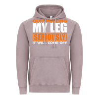 Vintage Zinc Quit Pulling My Leg Ampu Wheelchair Prosthetic Vintage Hoodie - longCreatives