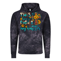 Cloud Black this is how i fight my battles Vintage Hoodie - OliviaCreatesArt