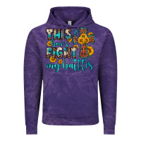 Cloud Purple this is how i fight my battles Vintage Hoodie - OliviaCreatesArt