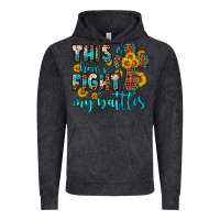 Vintage Black this is how i fight my battles Vintage Hoodie - OliviaCreatesArt