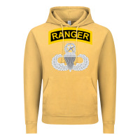 Vintage Mustard Ranger and Airborne Master Vintage Hoodie - longCreatives