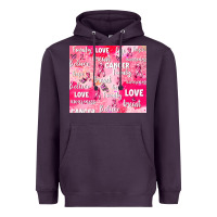 Plum breast cancer awareness pink Heavyweight Hoodie - AdoDesignShop