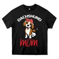 Black Dachshund Mom Heavy Core Tee - Bettercallsaul