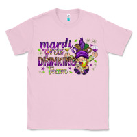 Bubblegum Pink Mardi Gras drinking team with gnome Classic Tee - HowdyJamesFarm