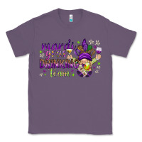 Lavender Mardi Gras drinking team with gnome Classic Tee - HowdyJamesFarm