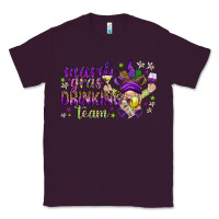 Plum Mardi Gras drinking team with gnome Classic Tee - HowdyJamesFarm