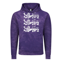 Cloud Purple Retro Three England Lions Vintage Souvenir Vintage Hoodie - longCreatives