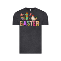Vintage Black My 1st Easter Day Vintage Tee - HowdyJamesFarm