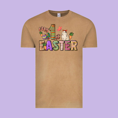 My 1st Easter Day Vintage Tee Designed By Howdyjamesfarm
