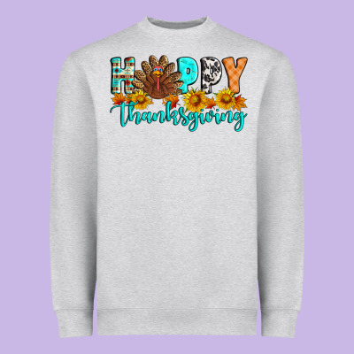 Happy Thanksgiving Heavyweight Sweatshirt Designed By Artiststas