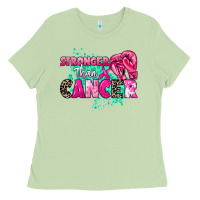 Matcha Stronger than Cancer Ladies Tee - HowdyJamesFarm