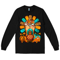 Black Thanksgiving Cold Drink Frappe Long Sleeve Tee - FaDigitalArtStudio