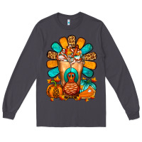 Smoke Thanksgiving Cold Drink Frappe Long Sleeve Tee - FaDigitalArtStudio