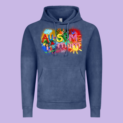 Au-some Mom Autism Vintage Hoodie Designed By Fadigitalartstudio