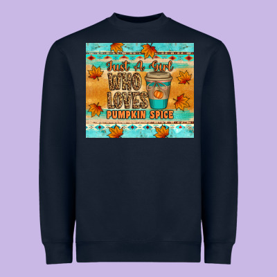 Just A Girl Who Loves Pumpkin Spice Tumbler Heavyweight Sweatshirt Designed By Artiststas
