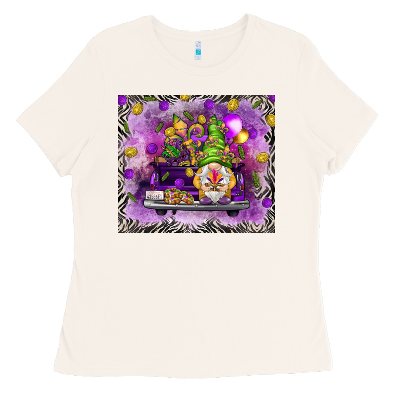 Gnome On The Truck Tumbler Hjf Ladies Tee by HowdyJamesFarm | Teevron