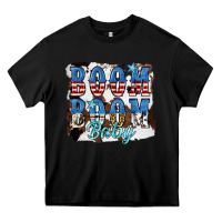Black Boom Boom Baby Heavy Core Tee - JahusDesignShop