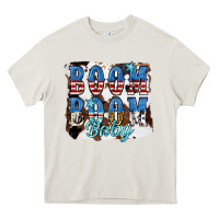Cream Boom Boom Baby Heavy Core Tee - JahusDesignShop