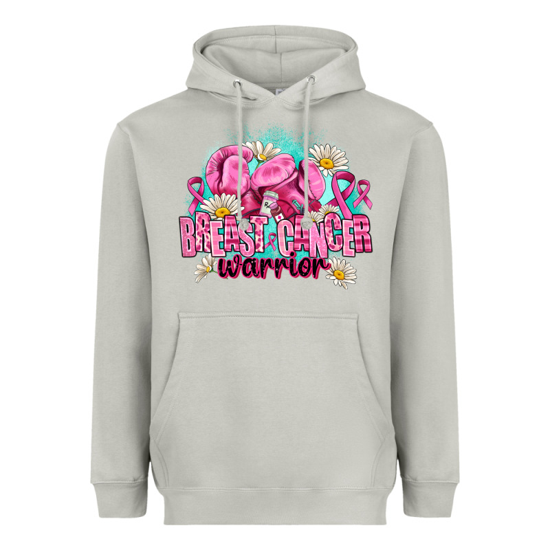 Breast Cancer Warrior Heavyweight Hoodie by AdoDesignShop | Teevron