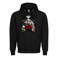 Black Graphic Movies  badguys film Mens Funny Zipper Hoodie - longCreatives