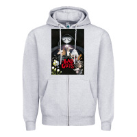 Heather Grey Graphic Movies  badguys film Mens Funny Zipper Hoodie - longCreatives