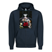 Navy Graphic Movies  badguys film Mens Funny Zipper Hoodie - longCreatives