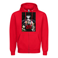 Red Graphic Movies  badguys film Mens Funny Zipper Hoodie - longCreatives
