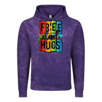 Cloud Purple free dad hugs Vintage Hoodie - OliviaCreatesArt