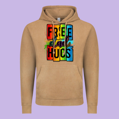 Free Dad Hugs Vintage Hoodie Designed By Oliviacreatesart