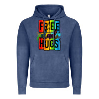 Vintage Denim free dad hugs Vintage Hoodie - OliviaCreatesArt