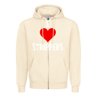 Sandshell I Love Strippers Funny Sex gift Zipper Hoodie - longCreatives
