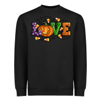 Black Halloween Love Heavyweight Sweatshirt - Artiststas